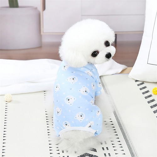 

Dog Dress Dog Costume Panda Leisure Adorable Dailywear Casual / Daily Dog Clothes Puppy Clothes Dog Outfits Breathable Blue Costume for Girl and Boy Dog Cotton S M L XL XXL