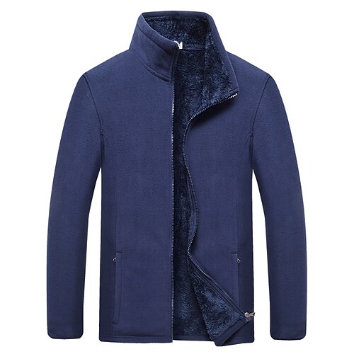 

Men's Hiking Softshell Jacket Hiking Fleece Jacket Winter Outdoor Thermal Warm Windproof Fleece Lining Quick Dry Outerwear Winter Jacket Trench Coat Skiing Ski / Snowboard Fishing ArmyGreen Grass