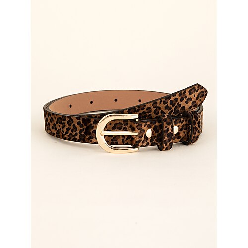 

Women's Waist Belt Party Street Dailywear Holiday Leopard Belt Leopard Basic Fall Winter Spring Summer