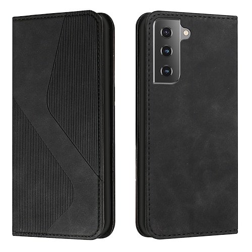 

Magnetic Leather Phone Case For Samsung Galaxy S22 Ultra Plus S21 S20 Note 20 A72 A52 A42 A32 Wallet Flip Folio Full Body Protective Cover with Card Slots Phone Stand
