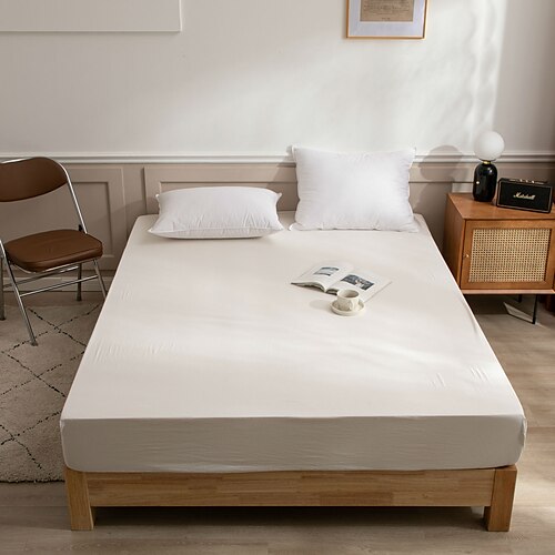 Bed Fitted Sheet White Mattress, Twin Hospital Bed Mattress Pad