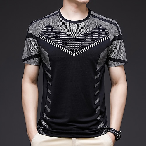 

Men's T shirt Hiking Tee shirt Short Sleeve Tee Tshirt Top Outdoor Quick Dry Lightweight Breathable Sweat wicking Autumn / Fall Spring Summer 702062 green 702063 white 702063 black Fishing Climbing