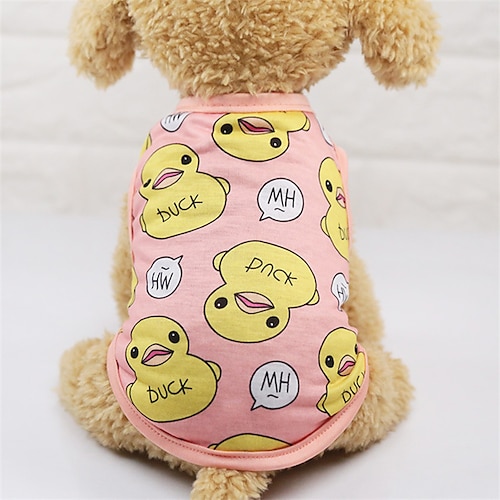 

Dog Vest Dog Costume Printed Leisure Adorable Dailywear Casual / Daily Dog Clothes Puppy Clothes Dog Outfits Breathable Blue Pink Costume for Girl and Boy Dog Cotton XS S M L XL XXL