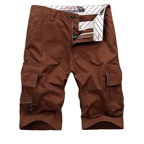 

Men's Hiking Shorts Hiking Cargo Shorts Military Solid Color Summer Outdoor 10 Ripstop Quick Dry Multi Pockets Breathable Knee Length Shorts Bottoms Army Green Khaki Burgundy Royal Blue Light Green