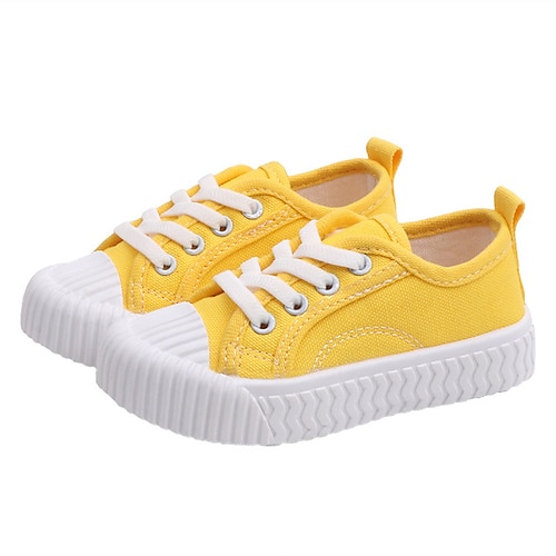 

Unisex Trainers Athletic Shoes Comfort School Shoes Canvas Sporty Look Toddler(9m-4ys) Little Kids(4-7ys) Big Kids(7years ) Athletic Daily Fitness & Cross Training Shoes Split Joint Yellow Red White