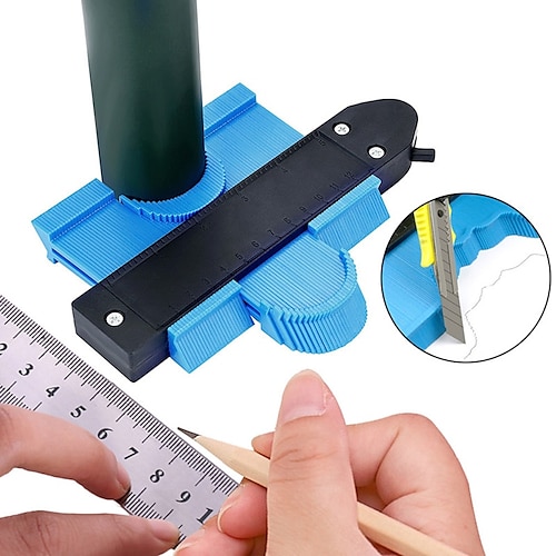 

Self Locking Profile Copy Gauge Contour Gauge Standard 12cm Wide Duplicator Wood Marking Tool Tile Laminate Tiles General Tools