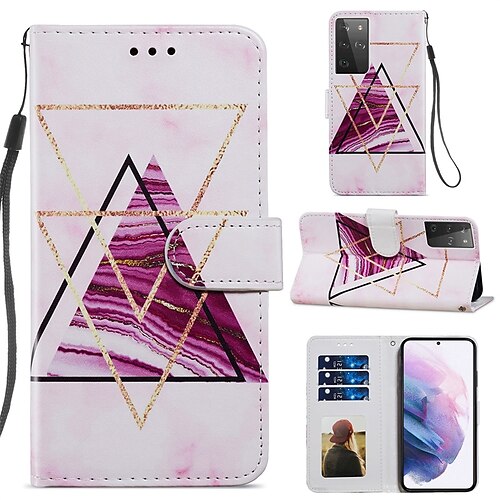 

Flip Wallet Leather Phone Case For Samsung Galaxy S22 S21 Plus S22 S21 Ultra S20 FE 5G Galaxy A72 A52 S42 A32 A21s A12 Magnetic Flip Folio Full Body Protective Cover with Card Slots Kickstand
