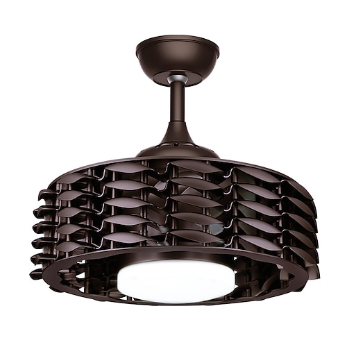 

LED Ceiling Light Bladeless Ceiling Fan with Light 55 cm Lantern Desgin Ceiling Fan White Coffee Silver Gold Metal Globe Painted Finishes LED Nordic Style
