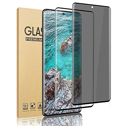 

[2 Pack]Galaxy S22 Screen Protector, PrivacyHD Tempered Glass [Fingerprint Unlock][Anti-spy] 3D Curved Protective Film for Samsung S22 Ultra Plus S21 FE S20 A72 A52 A42 S10 Note 20 10 A71 A51 A31