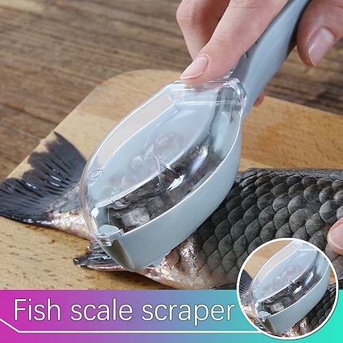 

Fish Cleaning Scraping Scales With Knife Device Home Kitchen Cleaning Tools Fish Scale Peeler Scraper Brush