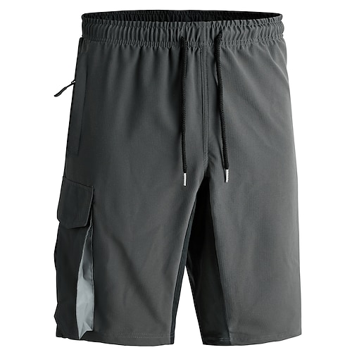 

Herre Turshorts Lapper Sommer Utendørs Normal Bærbar Pustende Sammenleggbar Lettvekt Shorts Bunner Snorer Elastisk midje Svart Kakifarget Spandex Jakt Fisking Klatring S M L XL XXL