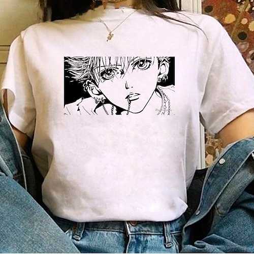 

Inspired by NANA Cosplay Cartoon Manga Back To School Print Harajuku Graphic Kawaii T-shirt For Men's Women's Adults' Hot Stamping Polyester / Cotton Blend