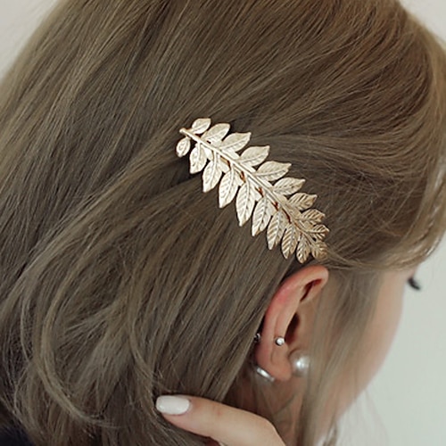 

Headdress Headpiece Hair Clip Alloy Wedding Special Occasion Cute With Metal Headpiece Headwear