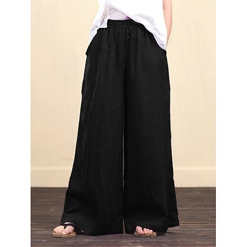 

shift simple casual wide leg pants