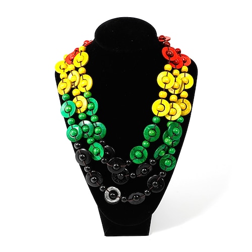 

Necklace Wooden Chrome Women's Simple Fashion Geometrical irregular Necklace For Street Daily Carnival / Long Necklace