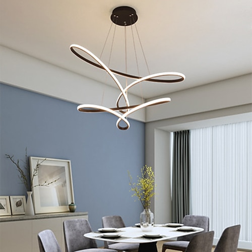 

LED Pendant Light 80 cm Single Design Chandelier Aluminum Artistic Style Modern Style Stylish Painted Finishes LED Modern 220-240V