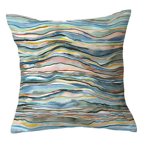

Beach Ocean Wave Double Side Cushion Cover 1PC Soft Throw Pillow Cover Cushion Case Pillowcase for Sofa Bedroom Livingroom Superior Quality Machine Washable Outdoor Cushion for Sofa Couch Bed Chair