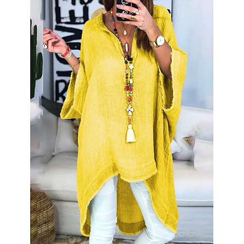 

Shirt Shirt Creamy-white Gray Yellow S
