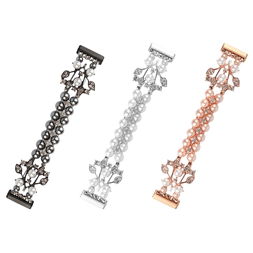 

1 pcs Reim til Smartklokke til Fitbit Versa 3 / Sense Beaded Smartklokke Stropp Smykker armbånd Erstatning Armbånd