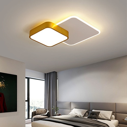 

LED Ceiling Light 45 cm Geometric Shapes Flush Mount Lights Metal Modern Style Stylish Geometrical Painted Finishes LED Modern 220-240V