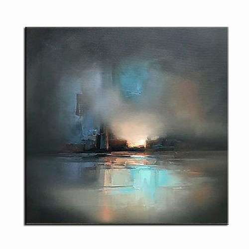 

pittura a olio fatta a mano dipinta a mano arte della parete retrò astratta pronta da appendere decorazione della casa decorazione
