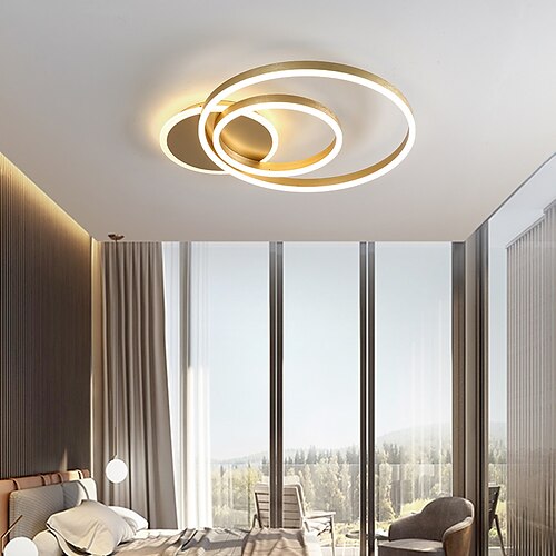 

LED Ceiling Light 40 cm Geometric Shapes Flush Mount Lights Aluminum Painted Finishes LED / Modern 110-120V / 220-240V