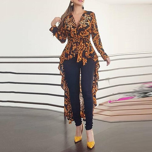 

Women's Casual Dress Swing Dress Black Long Sleeve Winter Fall Autumn V Neck Winter Dress Fall Dress Slim S M L XL XXL