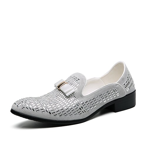 

Men's Loafers & Slip-Ons Tassel Loafers Comfort Loafers Dress Loafers Novelty Loafers Business Casual Classic Daily Party & Evening Faux Leather Synthetics Non-slipping Wear Proof Blue White Color