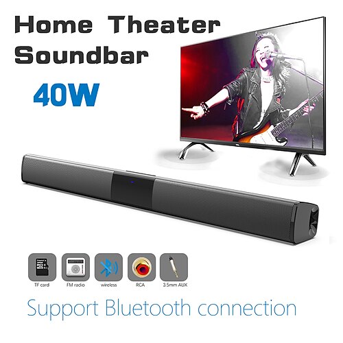 

bs-28 soundbar trådløs bluetooth tf-kort bærbar højttaler til bærbar mobiltelefon