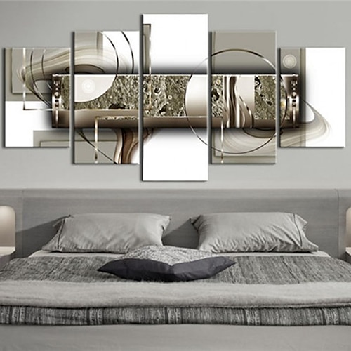 

5 Panels Wandkunst Leinwanddrucke Malerei Kunstwerk Bild abstrakte Heimtextilien Dekor gerollte Leinwand kein Rahmen ungerahmt ungedehnt