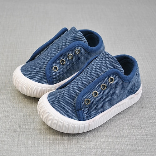 

Garçon Fille Basket Sports et plein air Plate Confort Premières Chaussures Toile Look Sportif Petits enfants (4-7 ans) Tout-petit (2-4 ans) Intérieur du quotidien Sports de Loisir Bleu Denim Bleu