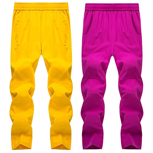 

Women's Hiking Pants Trousers Summer Outdoor Quick Dry Stretch Breathable Stretchy Pants / Trousers Bottoms Violet Yellow Grey Khaki Rose Red Hunting Fishing Climbing S M L XL XXL / Wear Resistance