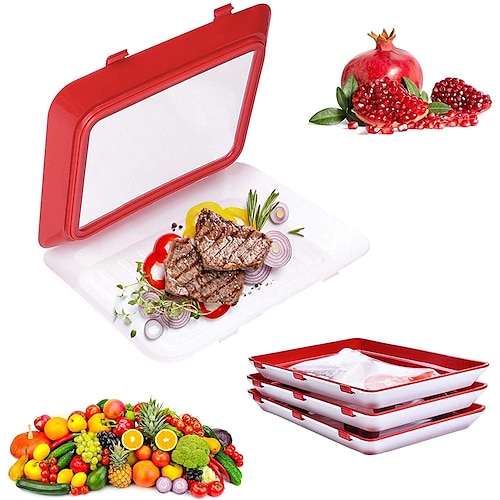 

Food Preservation Tray Food Fresh Keeping Fresh Spacer Organizer Food Preservate Refrigerator Food Storage Meal Prep