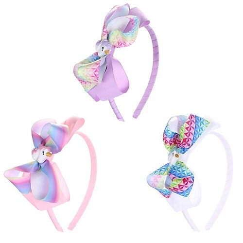 

Kids Baby Girls' New Children's Unicorn Headband Boutique Headdress Baby Handmade Bow Headband Hairband Princess Head Buckle