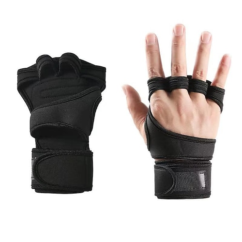 

Men's 1 Pair Fingerless Streetwear / Work / Outdoor Gloves - Plain Non-slip / Wearable