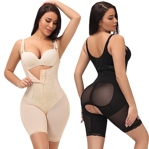 

One-piece Shapewear Body Shaping Garment Zipper Buckle Gathered To Support Chest Postpartum Corset Waist And Abdomen