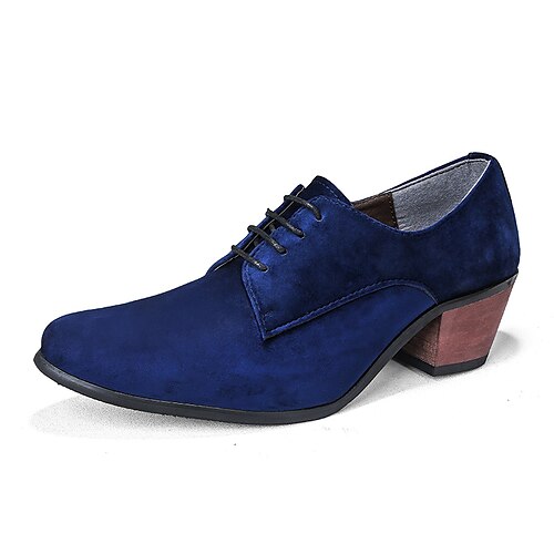 

Per uomo Oxford Scarpe formali Scarpe da sera Tacchi alti Scarpe scozzesi stile britannico Informale Classico Formale Giornaliero Serata e festa PU Nero Rosso Blu Inverno Autunno