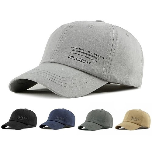 

Homme Casquette de Baseball Noir Jaune Pur coton Classique Rétro Couleur unie Rétro Vintage Soirée Soirée Quotidien Bloc de couleur Extérieur Voyage