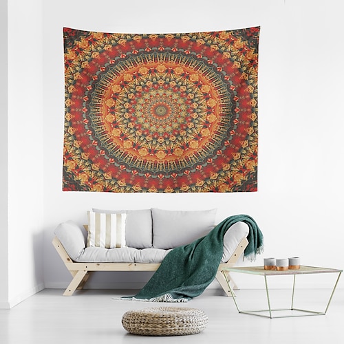 

Mandala Wall Tapestry Art Decor Blanket Curtain Hanging Home Bedroom Living Room Decoration Polyester