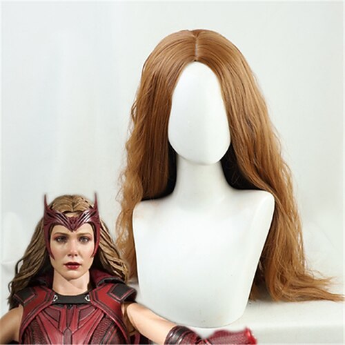 

Scarlet Cosplay Witch Wig Vision Wanda Maximoff Cosplay Wig