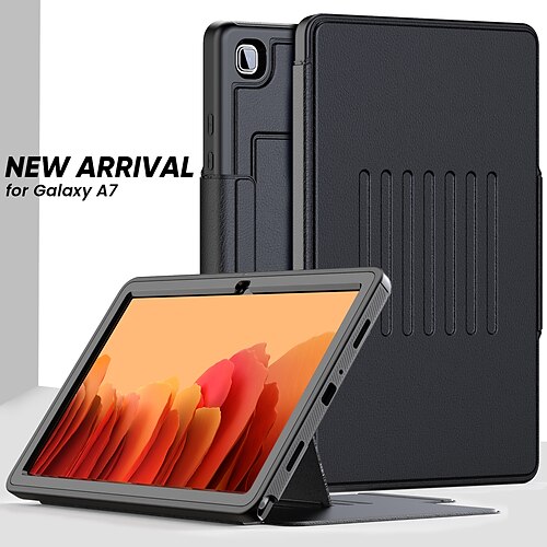 

Tablet Case Cover For Samsung Galaxy Tab A 8.0 2022 2021 2020 2019 Card Holder with Stand Full Body Protective Solid Colored Genuine Leather TPU PU Leather