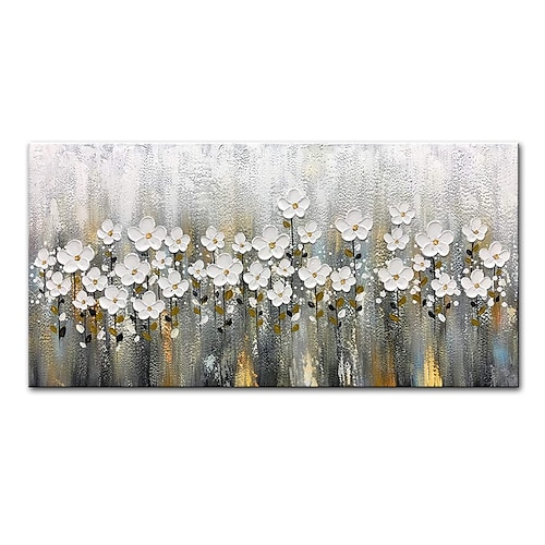 

Oil Painting Handmade Hand Painted Wall Art Mintura Modern Abstract Flowers Home Decoration Decor Rolled Canvas No Frame Unstretched