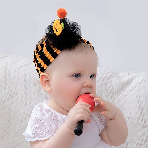 

Baby Unisex Active Festival Cartoon Nylon / Polyester Hair Accessories Purple / Orange Kid onesize