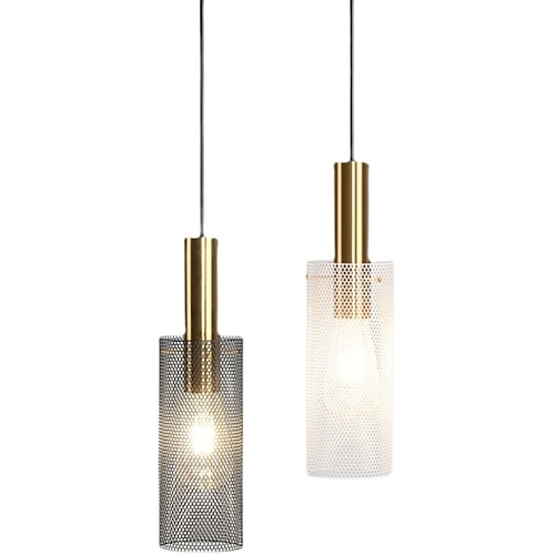 

LED Pendant Light 10 cm Single Design Pendant Light Metal Electroplated Painted Finishes Modern Nordic Style 110-240 V