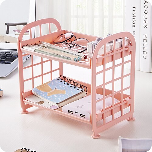 

Heavy Duty Multi-layer Magazine Holder Newspaper Rack Stationery Storage Basket Organizer for Document Letter File Tray Home Office School Supplies221420.5cm