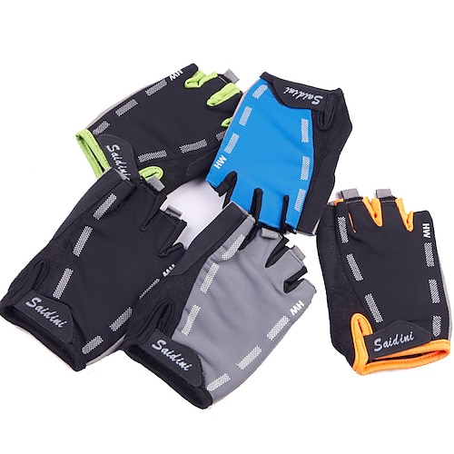 

Men's 1 Pair Half Finger Streetwear / Work / Outdoor Gloves - Color Block Non-slip / Wearable