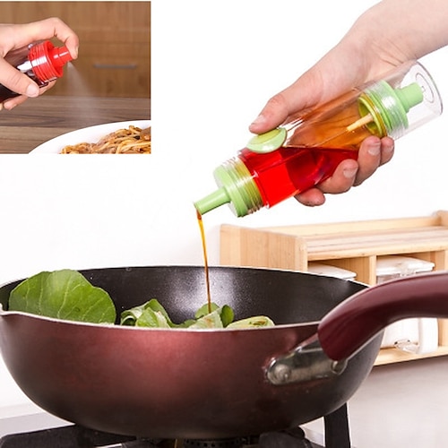 

Olive Spray Fine Pump Oil Sprayer Bottle Cruet Vinegar Dispensers Honey Oil Bottle with Press for Barbecue Cooking
