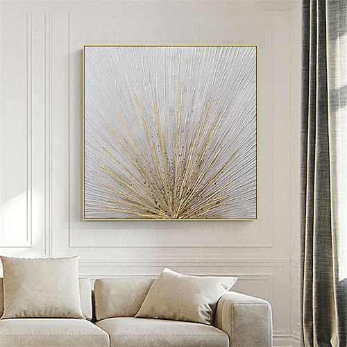  Ölgemälde handgemachte handgemalte Wandkunst moderne Goldfolie Bild abstrakte Hauptdekoration Dekor gerollte Leinwand kein Rahmen ungedehnt