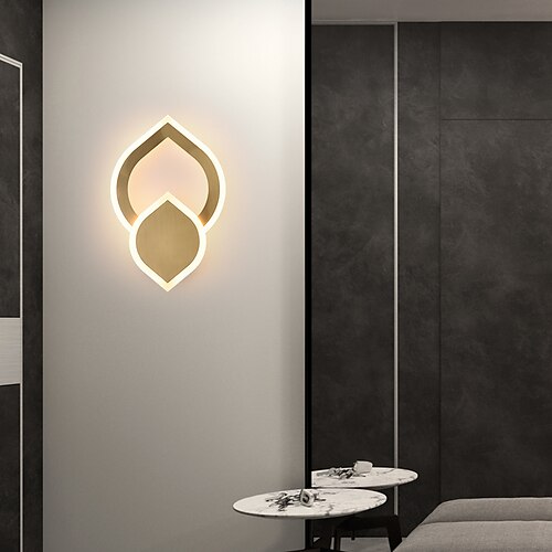 

LED Wall Lights Modern Flush Mount Wall Lights LED Wall Lights Living Room Bedroom Copper Wall Light 220-240V 14 W