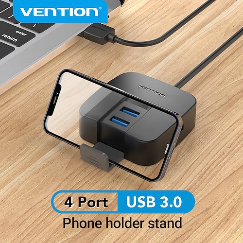 

VENTION USB 3.0 Hubs 4 Ports USB Hub with USB 2.0 USB 3.0 Power Delivery For